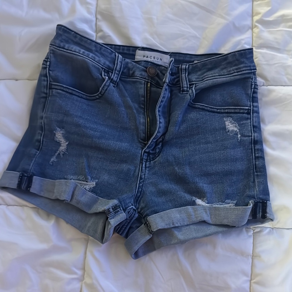 PacSun Women's Blue Denim Shorts